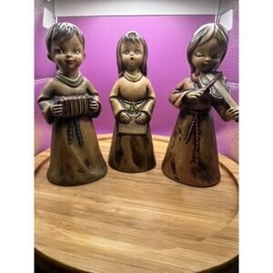 Original Condition 1960 ARDCO Japan chalk ware Christmas choir angels Chalk ware